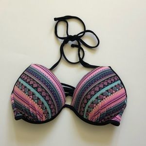 Cute tribal patterned bikini top